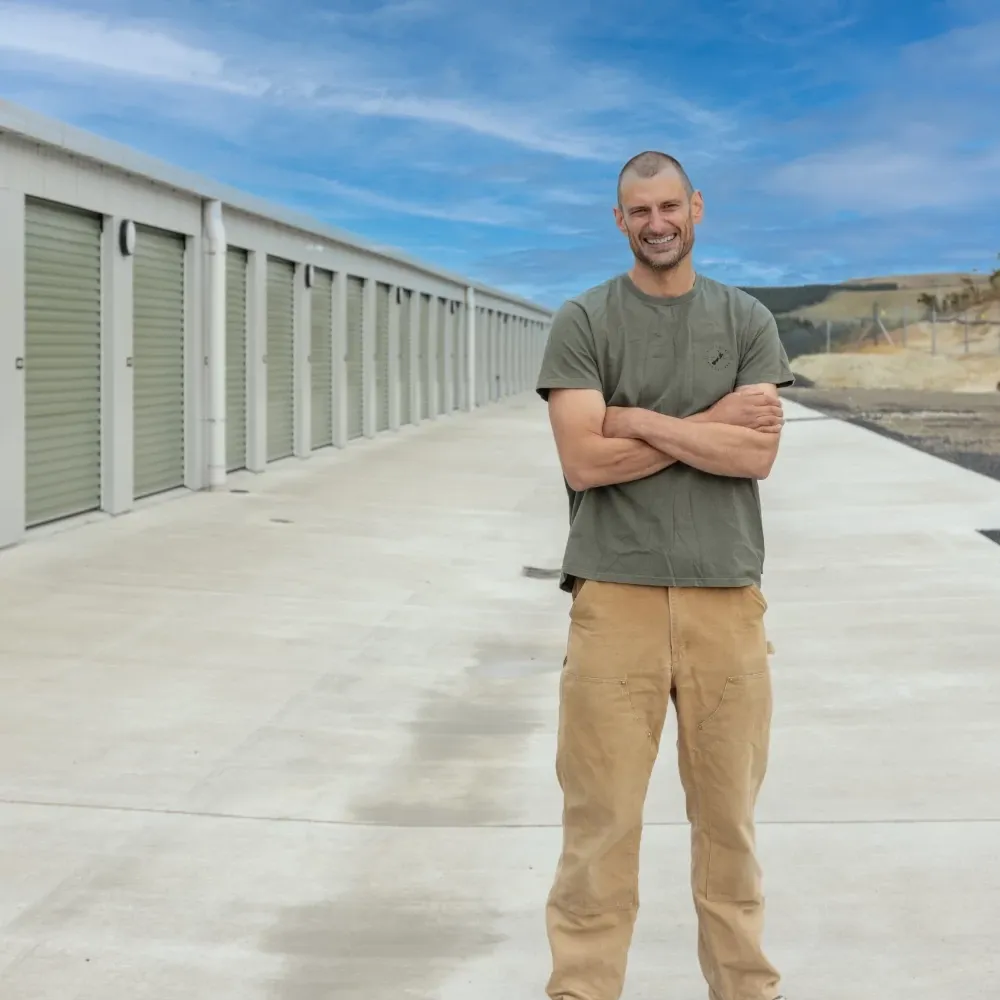 Purpose-built storage facility exterior